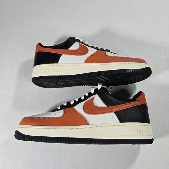 Nike Air Force 1 Low '07 LV8 Black Size 11 Vintage Coral Phantom HQ4987-010 Men - Picture 4 of 11